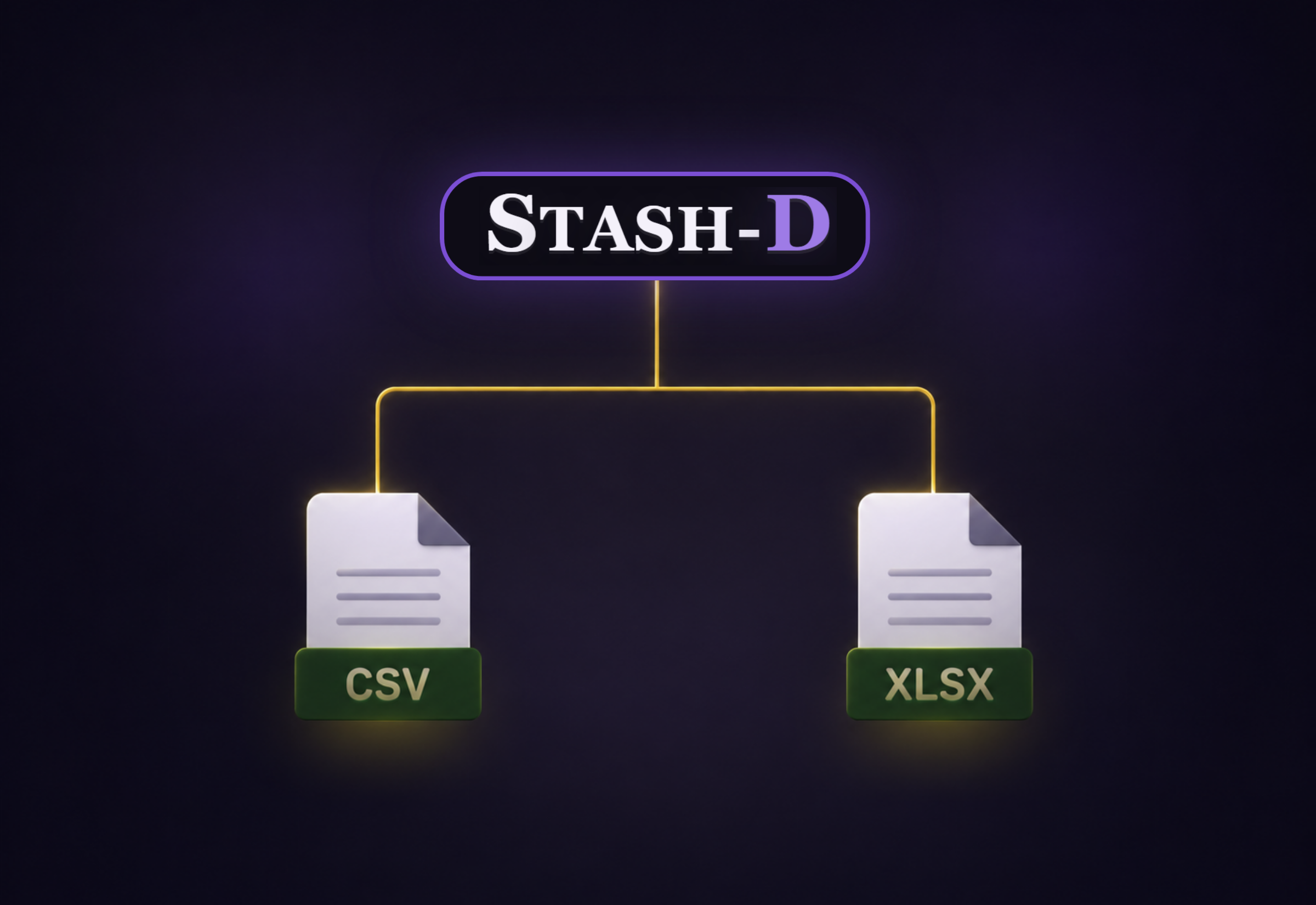 Spreadsheet file prepared for Stash-d CSV or Excel import